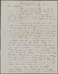 Peabody, Nathaniel, ALS to SAPH. Jun. 29, 1852.