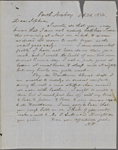 Peabody, Nathaniel, ALS to SAPH. Oct. 20, 1854.