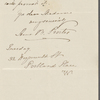 Procter, Anne B[enson Skepper], ALS to SAPH. [n.d.].