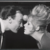 Edward Woodward and Tammy Grimes in rehearsal for the stage production Rattle of a Simple Man