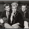 George Segal, Tammy Grimes and Edward Woodward in rehearsal for the stage production Rattle of a Simple Man