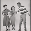 Studio portrait of Diana Sands, Ruby Dee and Sidney Poitier from the original 1959 Broadway production of A Raisin in the Sun