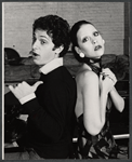 Paul Jabara and Ellen Greene in the stage production Rachael Lily Rosenbloom and Don't You Ever Forget It!