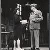 Mary McCarty and Ivor Francis in the stage production A Rainy Day in Newark