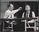 Eddie Mayehoff and John McMartin in the stage production A Rainy Day in Newark