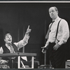 John McMartin and Eddie Mayehoff in the stage production A Rainy Day in Newark
