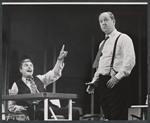 John McMartin and Eddie Mayehoff in the stage production A Rainy Day in Newark