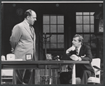 Eddie Mayehoff and John McMartin in the stage production A Rainy Day in Newark