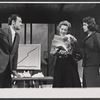 Zachary Scott, Dody Goodman and Mary McCarty in the stage production A Rainy Day in Newark