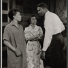 Diana Sands, Ruby Dee and Ossie Davis in the stage production A Raisin in the Sun