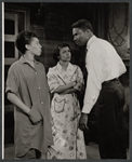Diana Sands, Ruby Dee and Ossie Davis in the stage production A Raisin in the Sun
