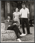 Louis Gossett, Ruby Dee and Ossie Davis in the stage production A Raisin in the Sun