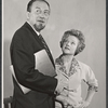 Joyce Redman and John Emery in rehearsal for the stage production Rape of the Belt
