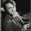 Edmond Genest in the stage production The Real Inspector Hound