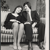 David Carey and unidentified in the stage production The Rebbetzin from Israel