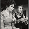Gene Barrett and unidentified in the stage production The Rebbetzin from Israel