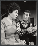 Gene Barrett and unidentified in the stage production The Rebbetzin from Israel