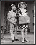 Pesach Burstein and Lillian Lux in the stage production The Rebbetzin from Israel