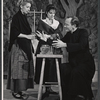 Margaret Brewster, Marguerite Lenert and unidentified in the stage production Red Roses for Me