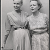 Anna Massey and Adrianne Allen in rehearsal for the stage production The Relunctant Debutante