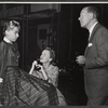 Anna Massey, Adrianne Allen and Wilfrid Hyde-White in rehearsal for the stage production The Reluctant Debutante