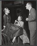 Anna Massey, Adrianne Allen and Wilfrid Hyde-White in rehearsal for the stage production The Reluctant Debutante