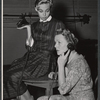 Anna Massey and Adrianne Allen in rehearsal for the stage production The Relunctant Debutante