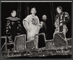 Thomas Ruisinger, Donald Madden and unidentified in the American Shakespeare Festival production of Richard II