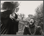 Penny Fuller and Joseph Bova in the 1966 New York Shakespeare production of Richard III