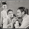 Sarah Badel, Coral Browne and Charles Gray in rehearsal for the stage production The Right Honorable Gentleman