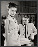 Sarah Badel and Charles Gray in rehearsal for the stage production The Right Honorable Gentleman