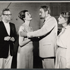 M'el Dowd, Charles Gray and Frances Sternhagen in rehearsal for the stage production The Right Honorable Gentleman