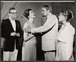 M'el Dowd, Charles Gray and Frances Sternhagen in rehearsal for the stage production The Right Honorable Gentleman