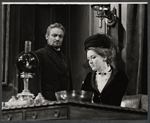 Charles Gray and Sarah Badel in the stage production The Right Honorable Gentleman