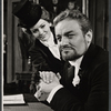Sarah Badel and Charles Gray in the stage production The Right Honorable Gentleman