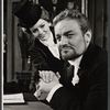 Sarah Badel and Charles Gray in the stage production The Right Honorable Gentleman