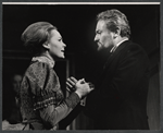 Marie Wallace and Charles Gray in the stage production The Right Honorable Gentleman