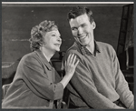 Dorothy Stickney and Adam Kennedy in rehearsal for the stage production The Riot Act