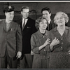 Mark Dawson, Adam Kennedy, Thomas Connolly, Dorothy Stickney and Ruth Donnelly in rehearsal for the stage production The Riot Act