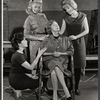 Linda Lavin, Janis Hansen, Sylvia Miles and Dorothy Stickney in rehearsal for the stage production The Riot Act