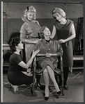 Linda Lavin, Janis Hansen, Sylvia Miles and Dorothy Stickney in rehearsal for the stage production The Riot Act