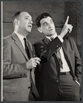 Production team in rehearsal for the stage production The Riot Act