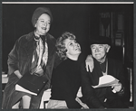 Jessie Royce Landis, Betsy Palmer and Charles Ruggles in rehearsal for the stage production Roar Like a Dove