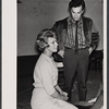 Betsy Palmer and Derek Godfrey in rehearsal for the stage production Roar Like a Dove