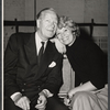 Cyril Ritchard and Betsy Palmer in rehearsal for the stage production Roar Like a Dove