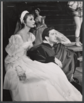 Inga Swenson and Fritz Weaver in the stage production Hamlet, Stratford, CT