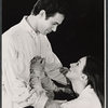 Terence Scammel and Maria Tucci in the American Shakespeare Festival stage production Romeo and Juliet