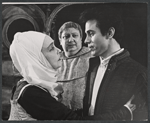 Lillian Gish, Patrick Hines and Terence Scammel in the American Shakespeare production of Romeo and Juliet