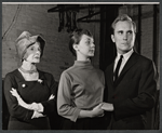 Cathleen Nesbitt, Suzanne Osborne and Robert Duvall in rehearsal for the stage production Romulus