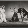 William Daniels, Piper Laurie, Jo Van Fleet and Paul E. Richards in the stage production Rosemary and the Alligators